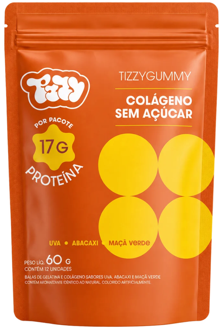 Tizzy Tizzy Gummy | Gomas com proteína e colágeno